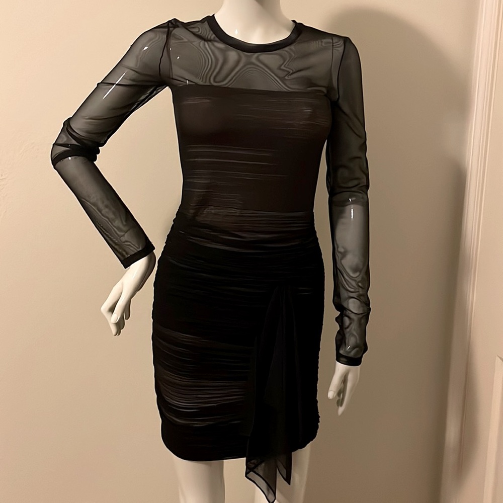 Black long sleeve dress